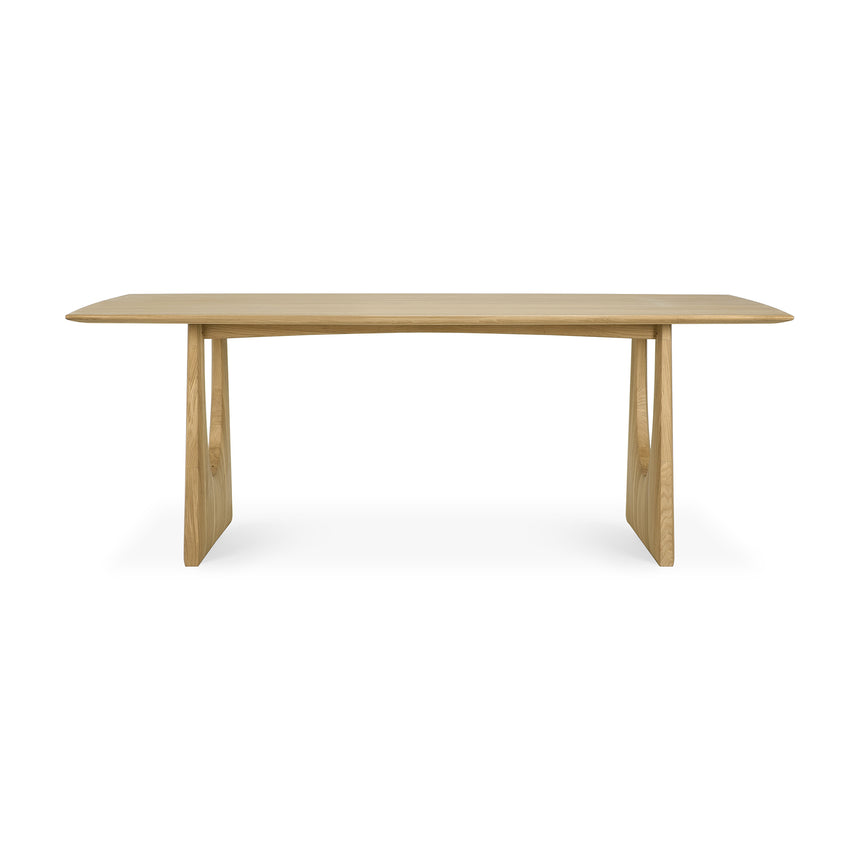 Geometric Esstisch - Eiche - rechteckig - 220 x 100 x 76 cm - ZEN ZONE