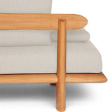 2-Sitzer Garten Sofa Lounge Livorno aus Teakholz, 218x92×72 cm - ZEN ZONE Furniture