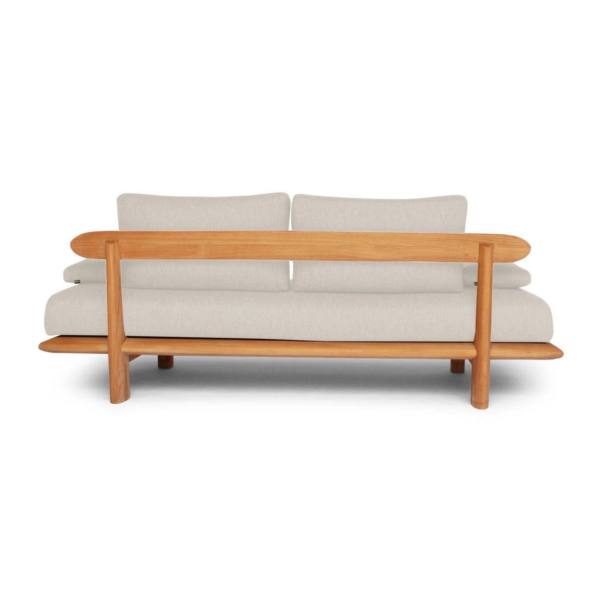 2-Sitzer Garten Sofa Lounge Livorno aus Teakholz, 218x92×72 cm - ZEN ZONE Furniture