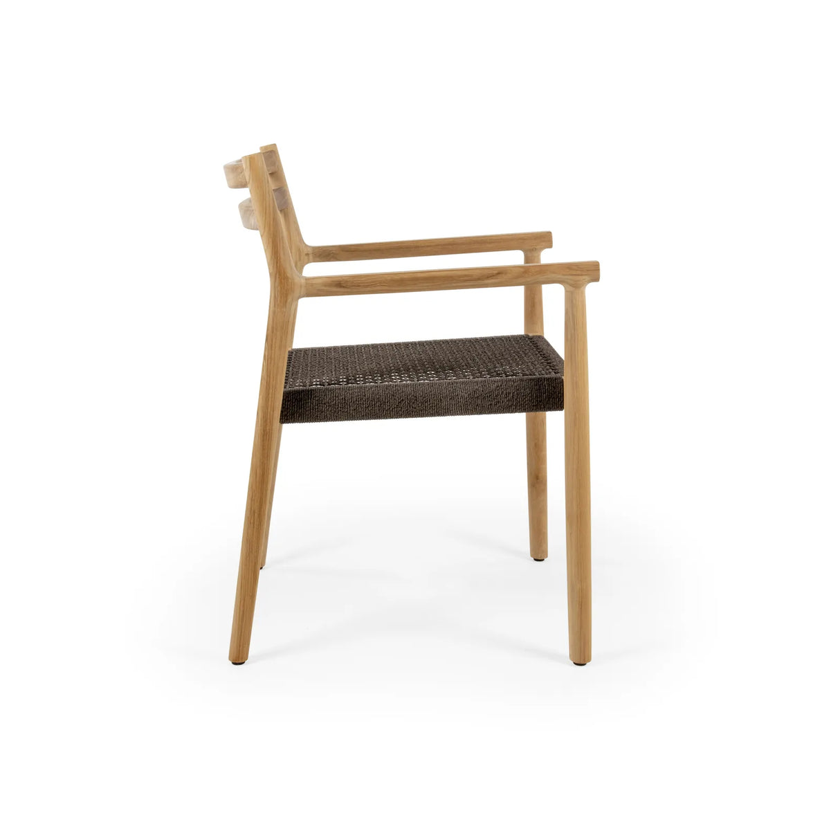 Florence Gartenstuhl aus Teakholz und Seil in Walnuss - ZEN ZONE Furniture