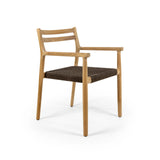 Florence Gartenstuhl aus Teakholz und Seil in Walnuss - ZEN ZONE Furniture