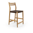 Garten Barhocker Florence aus Teakholz und Seil, Sitzhöhe 80 cm - ZEN ZONE Furniture