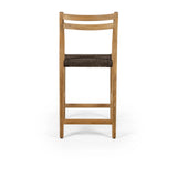 Garten Barhocker Florence aus Teakholz und Seil, Sitzhöhe 60 cm - ZEN ZONE Furniture