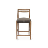 Garten Barhocker Florence aus Teakholz und Seil, Sitzhöhe 60 cm - ZEN ZONE Furniture