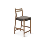 Garten Barhocker Florence aus Teakholz und Seil, Sitzhöhe 80 cm - ZEN ZONE Furniture