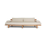 3-Sitzer Garten Sofa Lounge Livorno aus Teakholz, 298x92×72 cm - ZEN ZONE Furniture