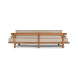 3-Sitzer Garten Sofa Lounge Livorno aus Teakholz, 298x92×72 cm - ZEN ZONE Furniture