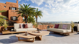 Garten Couchtisch Brindisi aus Naturteak - ZEN ZONE Furniture