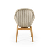 Forli Gartenstuhl mit Armlehnen aus Teakholz und Seil - ZEN ZONE Furniture