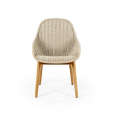 Forli Gartenstuhl mit Armlehnen aus Teakholz und Seil - ZEN ZONE Furniture