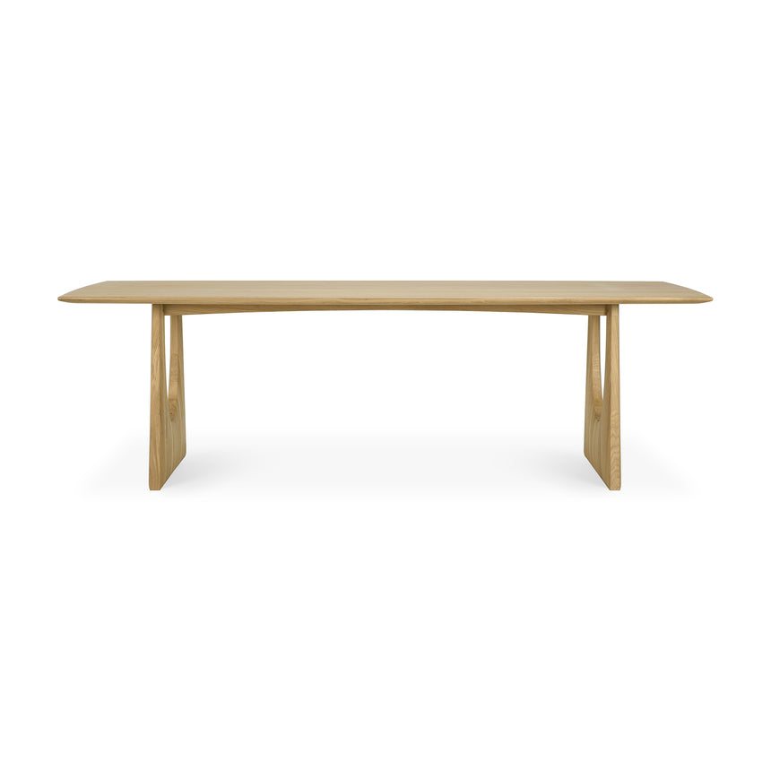 Geometric Esstisch - Eiche - rechteckig - 250 x 100 x 76 cm - ZEN ZONE