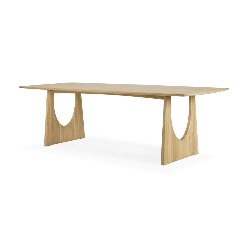 Geometric Esstisch - Eiche - rechteckig - 250 x 100 x 76 cm - ZEN ZONE