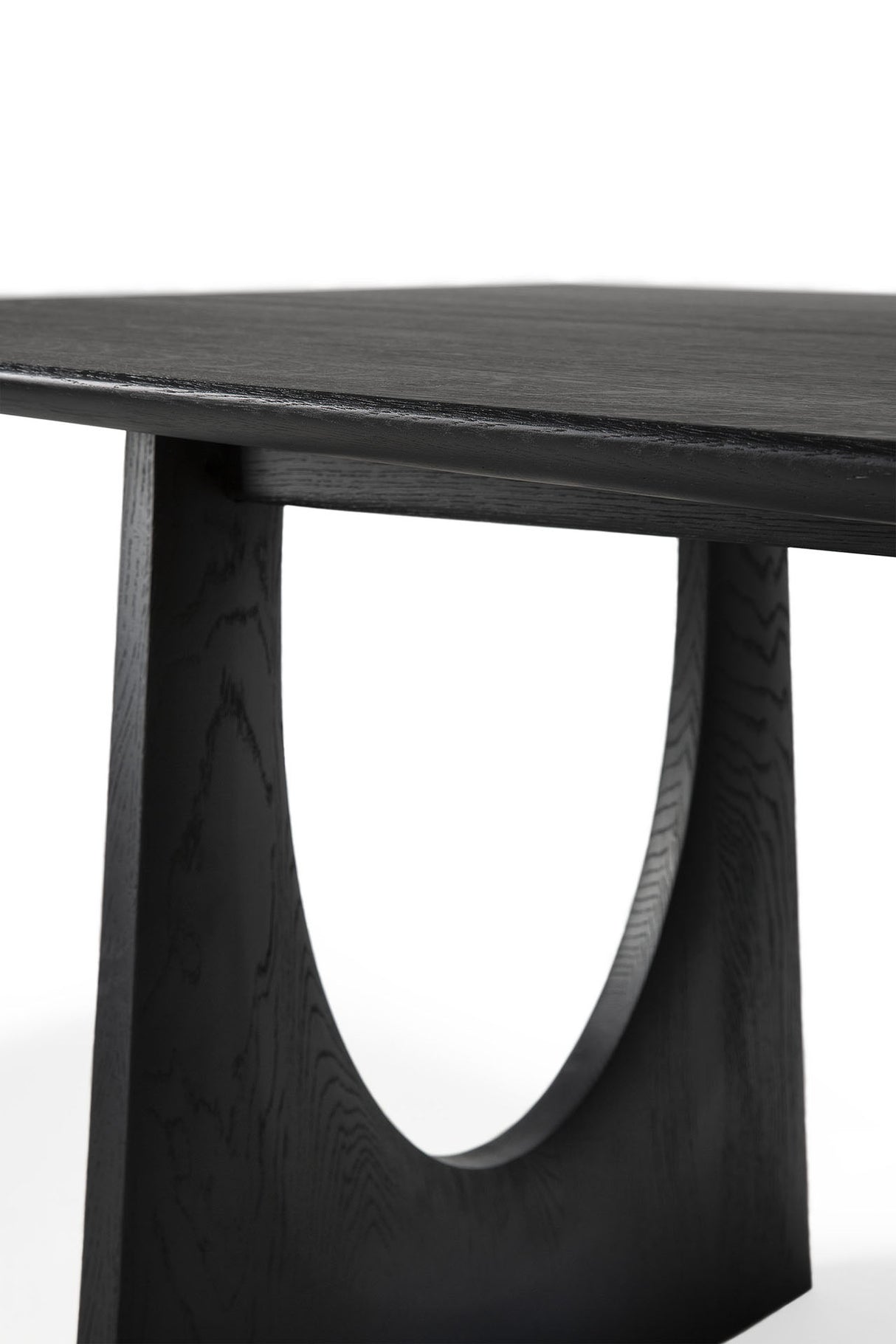 Geometric Esstisch - lackierte Eiche - schwarz - rechteckig - 250 x 100 x 76 cm - ZEN ZONE