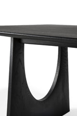 Geometric Esstisch - lackierte Eiche - schwarz - rechteckig - 250 x 100 x 76 cm - ZEN ZONE