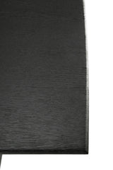 Geometric Esstisch - lackierte Eiche - schwarz - rechteckig - 250 x 100 x 76 cm - ZEN ZONE