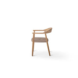 Naxos Gartenstuhl mit Armlehnen aus Teakholz und Leinen - ZEN ZONE Furniture