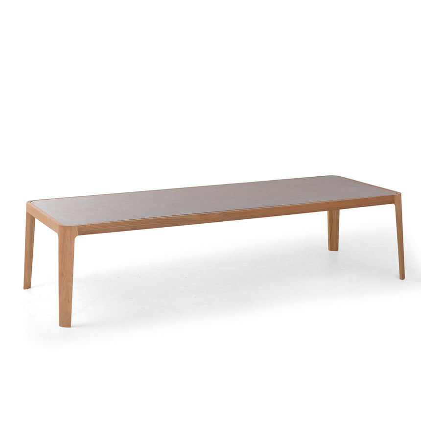 Positano Gartentisch aus Teakholz mit Keramikplatte, 300×110×75 cm - ZEN ZONE Furniture