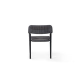 Granelli Gartenstuhl mit Armlehnen aus Aluminium und Geflecht Schwarz - ZEN ZONE Furniture