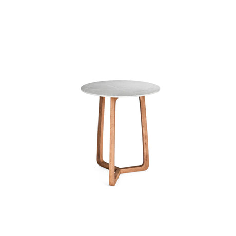 Atrani Bartisch aus Teakholz mit Keramikplatte Tresenhöhe 80x80 cm - ZEN ZONE Furniture