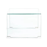 Iride Couchtisch quadratisch aus Glas 60x60 cm - ZEN ZONE Furniture