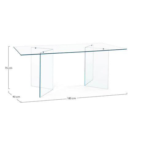 Esstisch Rechteckig 180x90cm Iride - ZEN ZONE Furniture