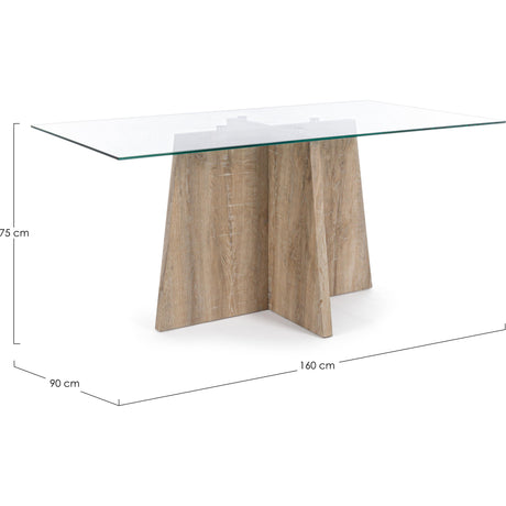 Esstisch Kenya Cross 160x90cm - ZEN ZONE