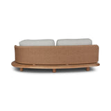 Garten Sofa Orosei, Linke Seite, aus Naturteak und Seil in Natur, 203×119×63 cm - ZEN ZONE Furniture