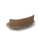 Garten Sofa Orosei, Linke Seite, aus Naturteak und Seil in Natur, 203×119×63 cm - ZEN ZONE Furniture