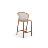 Garten Barhocker Barletta, Geflecht in Beige, 56.5×51.5×96.5 cm - ZEN ZONE Furniture