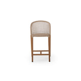 Garten Barhocker Barletta, Geflecht in Beige, 56.5×51.5×96.5 cm - ZEN ZONE Furniture