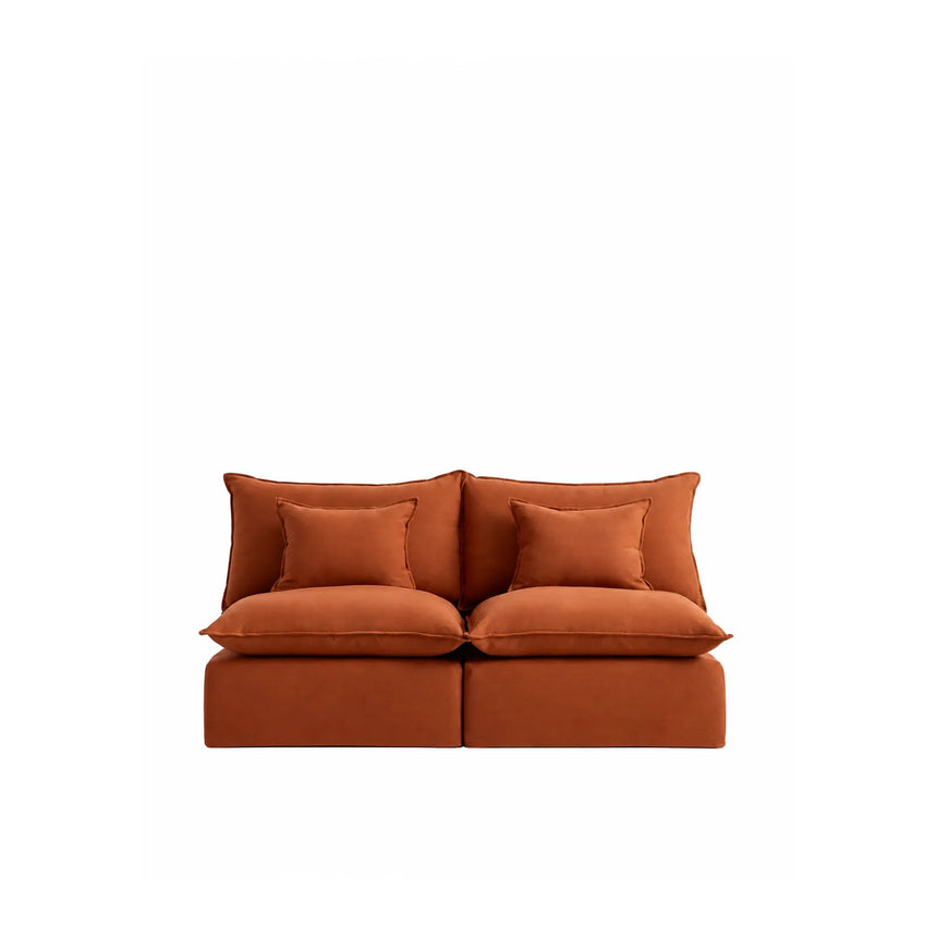 2-Sitzer-Modularsofa Anarela mit abnehmbarem Bezug aus 100 % Leinen, 180 cm, FSC Mix Credit