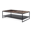 Stone Couchtisch - Marmor - Dunkel Emperador - rechteckig - ZEN ZONE