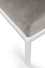 Jack Gartenhocker - Aluminium - weiß - Mocha Stoff - 70 x 53 x 41 cm - ZEN ZONE