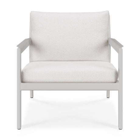 Jack Garten-Loungestuhl - Aluminium - weiß - Off White Stoff - 74 x 89 x 74 cm - ZEN ZONE