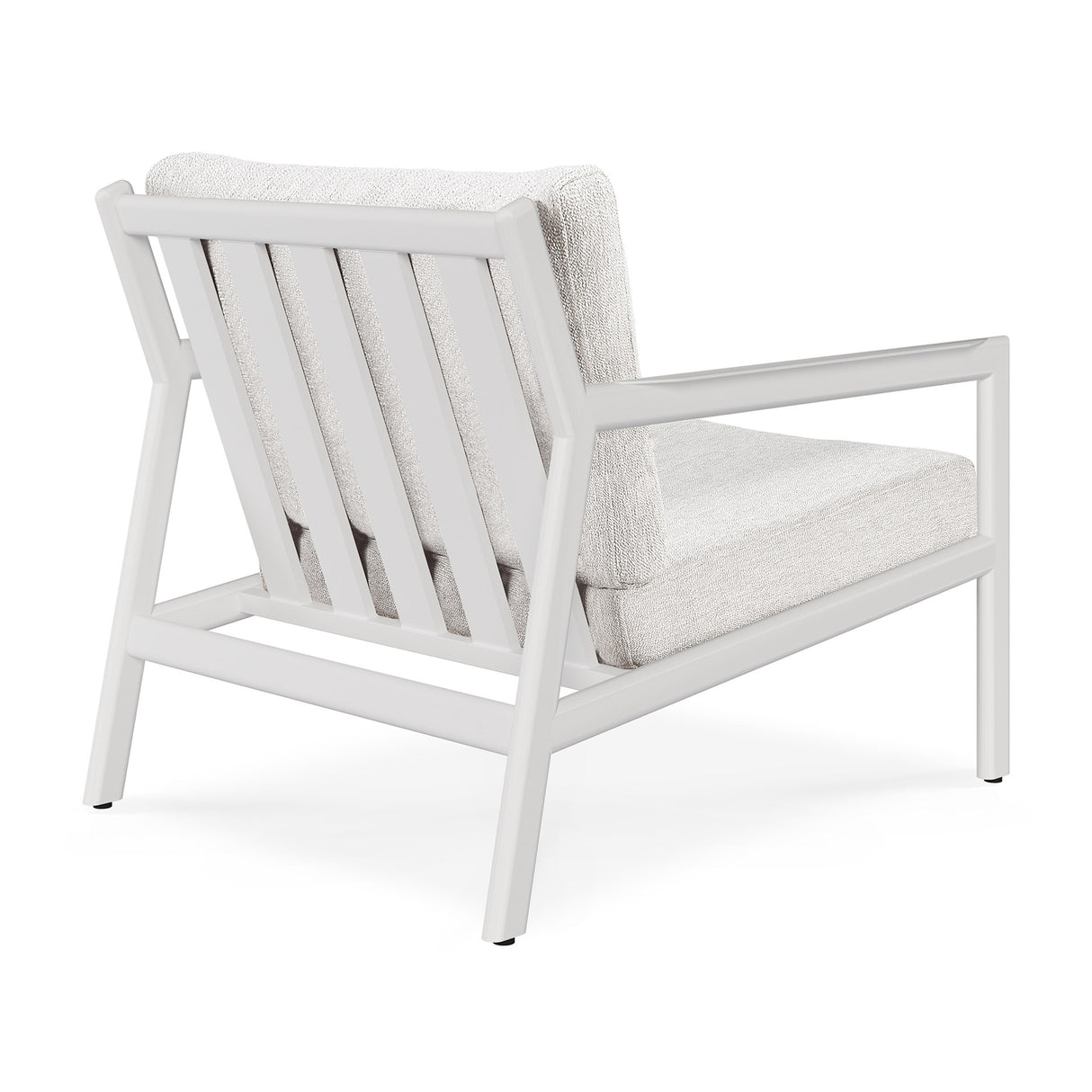 Jack Garten-Loungestuhl - Aluminium - weiß - Off White Stoff - 74 x 89 x 74 cm - ZEN ZONE