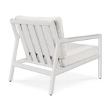 Jack Garten-Loungestuhl - Aluminium - weiß - Off White Stoff - 74 x 89 x 74 cm - ZEN ZONE