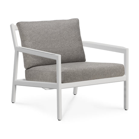 Jack Garten-Loungestuhl - Aluminium - weiß - Mocha Stoff - 74 x 89 x 74 cm - ZEN ZONE