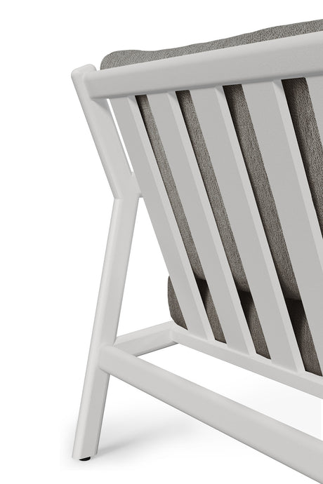 Jack Gartensofa - Aluminium - weiß - Mocha Stoff - 2+ Sitzer - 178 x 89 x 74 cm - ZEN ZONE