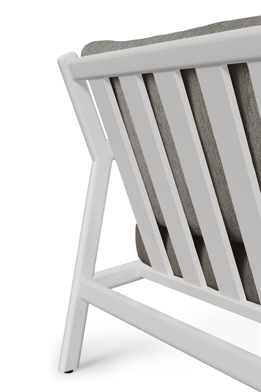 Jack Gartensofa - Aluminium - weiß - Mocha Stoff - 2+ Sitzer - 178 x 89 x 74 cm - ZEN ZONE
