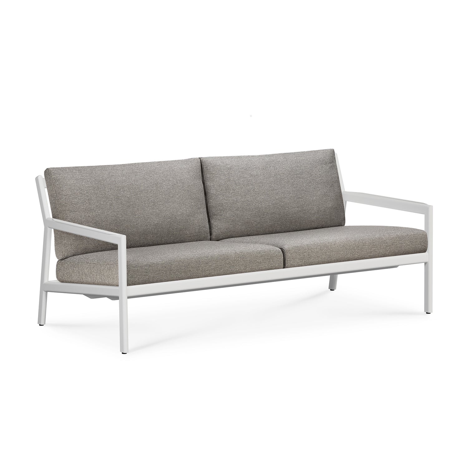 Jack Gartensofa - Aluminium - weiß - Mocha Stoff - 2+ Sitzer - 178 x 89 x 74 cm - ZEN ZONE