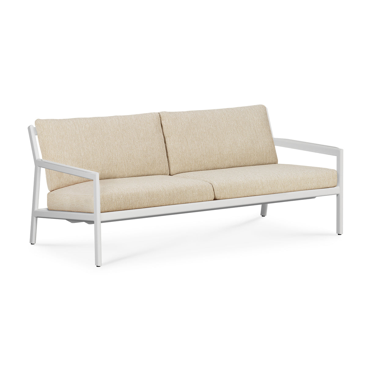 Jack Gartensofa - Aluminium - weiß - Naturstoff - 2+ Sitzer - 178 x 89 x 74 cm - ZEN ZONE
