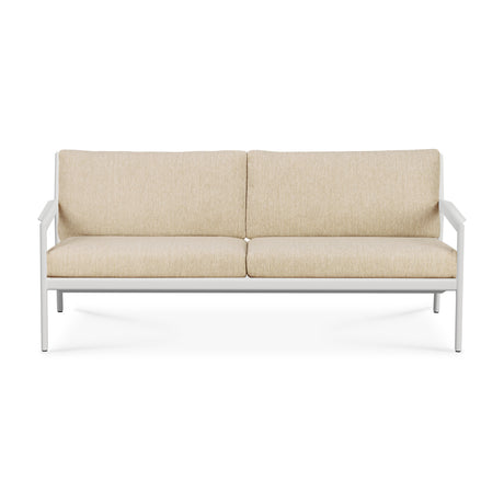 Jack Gartensofa - Aluminium - weiß - Naturstoff - 2+ Sitzer - 178 x 89 x 74 cm - ZEN ZONE