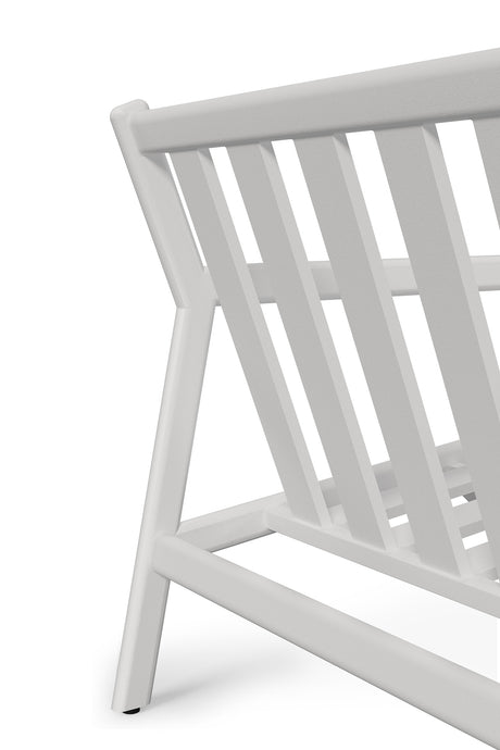 Jack Garten-Loungestuhlgestell - Aluminium - weiß - 74 x 89 x 74 cm - ZEN ZONE