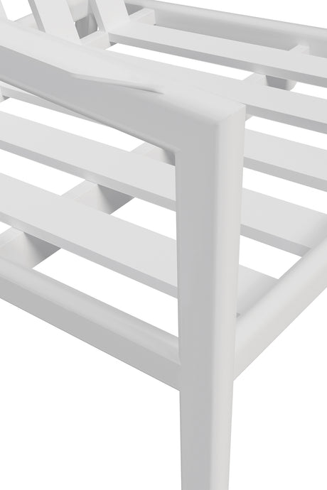 Jack Garten-Loungestuhlgestell - Aluminium - weiß - 74 x 89 x 74 cm - ZEN ZONE