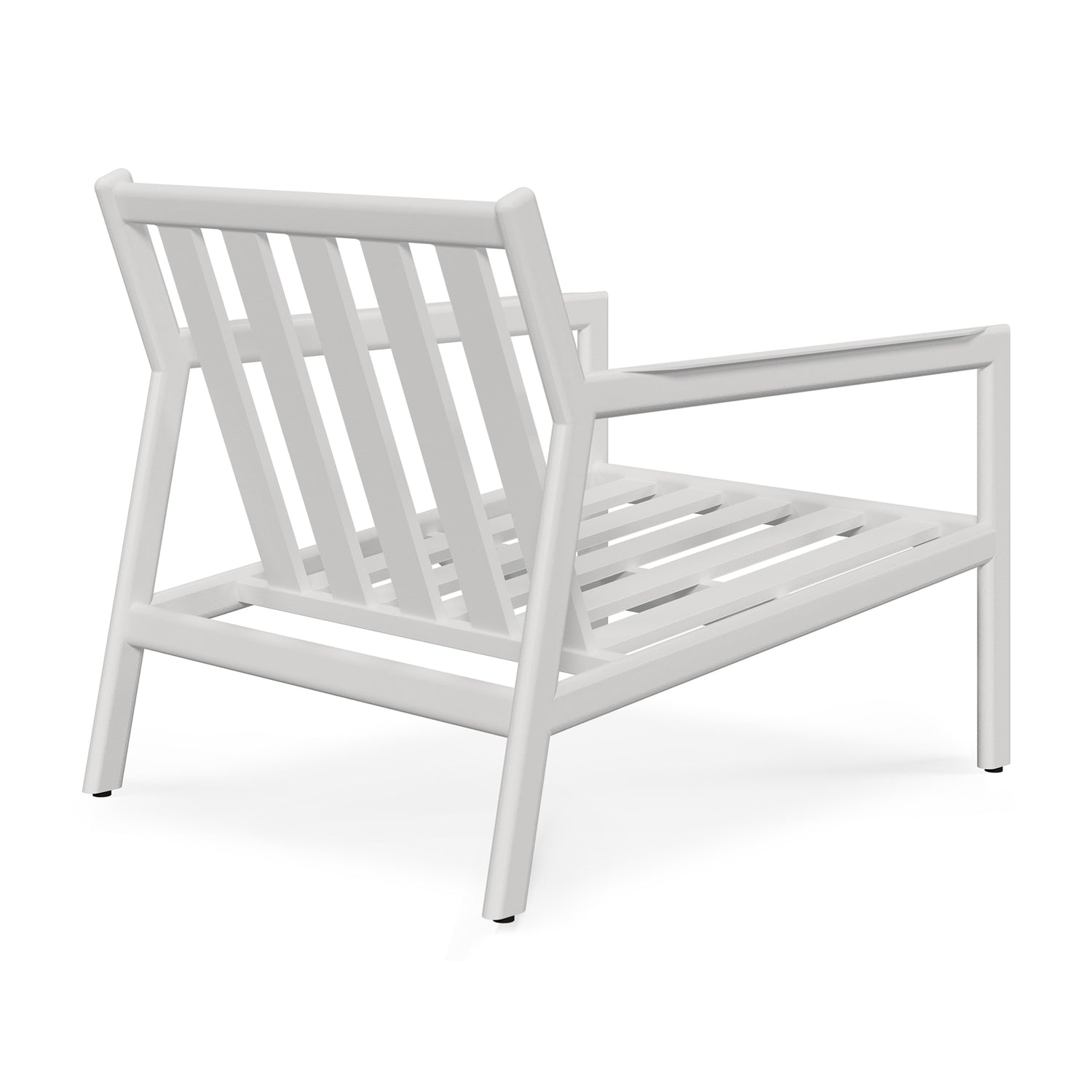 Jack Garten-Loungestuhlgestell - Aluminium - weiß - 74 x 89 x 74 cm - ZEN ZONE