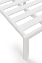 Jack Gartenhockergestell - Aluminium - weiß - 70 x 53 x 31 cm - ZEN ZONE