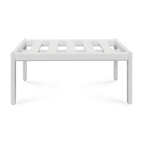 Jack Gartenhockergestell - Aluminium - weiß - 70 x 53 x 31 cm - ZEN ZONE
