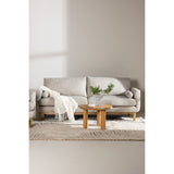 Olympos 3-Sitzer Sofa - Holzoptik / Beige - ZEN ZONE Furniture
