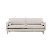 Olympos 3-Sitzer Sofa - Holzoptik / Beige - ZEN ZONE Furniture