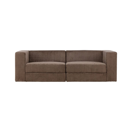 Lumi 3-Sitzer Sofa - Braunes Leinen - ZEN ZONE Furniture